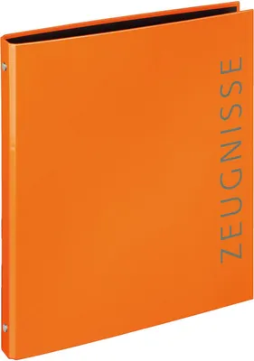 Produktbild von VELOFLEX Zeugnismappe / Zeugnisringbuch / Farbe: orange