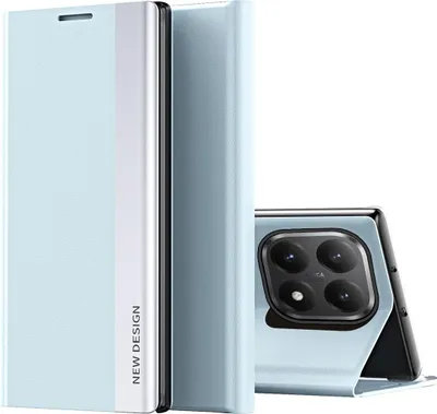 Obrázek produktu pro Pouzdro pro Xiaomi 15T MagnetickéPolyuretanKožené Pouzdro s Funkcí Stojánku modré