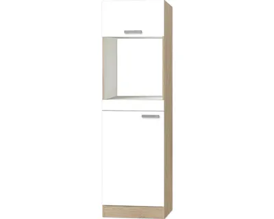 Produktbild von Optifit Backofen/Kühlumbauschrank für 88er Einbaukühlschrank Zamora214 BxTxH 60 x 57,1 x 206,8 cm weiß matt zerlegt Ansc