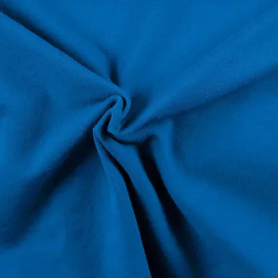 0,5m Baumwoll-Jersey uni Meterware Jersey-Stoff königsblau