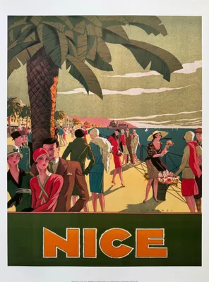 Image de Nice - LORENZI - 50x70cm Affiche Poster