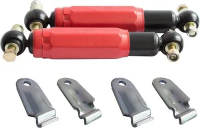 Produktbild von AL-KO Octagon Stoßdämpfer Set rot 1800-3500 kg für Anhänger und Wohnwagen
