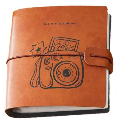 Produktbild von 4" Mini-Fotoalbum mit 100 Taschen (9,5×6,5 cm) – für Sofortbilder & K-Pop Photocards – passend für 2×3 Zoll Fotos