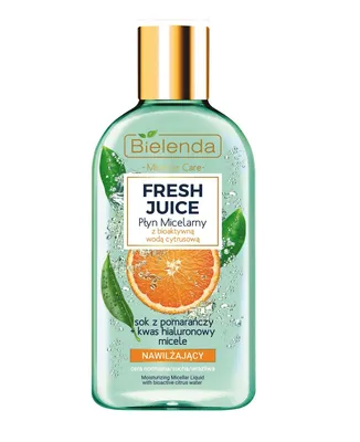 Produktbild von Bielenda Fresh Juice Moisturizing Micellar Liquid with Bioactive Citrus Water 500ml Orange