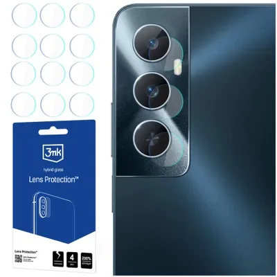 Produktbild von 3mk Hybridglas Lens Protection für Realme C65 Kamera Objektiv Kameralinse 0,16mm 6H (4 Stück)