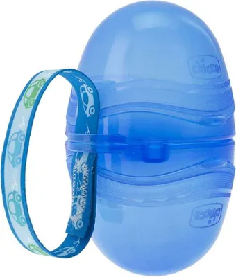 Image de Chicco Etui pour 2 sucettes, bleu