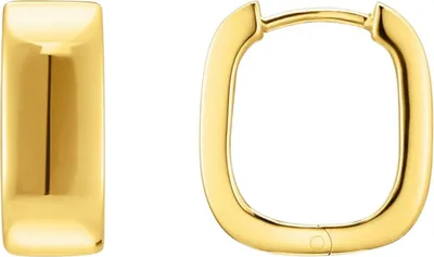 Produktbild von Thomas Sabo Creolen Damen Eckige Form Vergoldet CR744-413-39