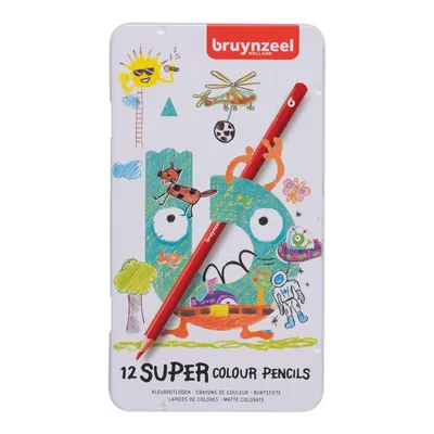 Image de Bruynzeel - crayons de couleur Super, boîte de 12