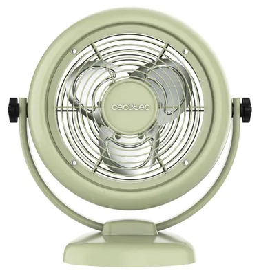 Imagen del producto de Ventilador de mesa Cecotec 800 RetroDesk, color verde