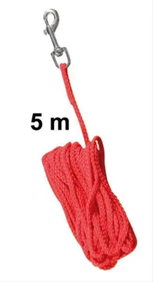 Produktbild von Schleppleine Ø 5 mm Nylon TRIXIE Länge 5 m rot
