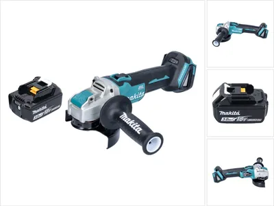 Produktbild von Makita DGA 521 F1X1 Akku Winkelschleifer 18 V 125 mm X-LOCK Brushless + 1x Akku 3,0 Ah - ohne Ladegerät