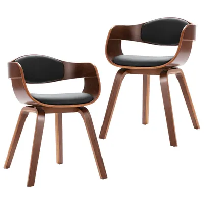 Produktbild von Esszimmerstühle 2 Stk. Bugholz und Kunstleder