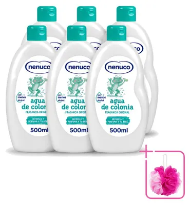 Productafbeelding van 6 x Nenuco Eau de Cologne - 500 ml - Voordeelverpakking - 6 stuks