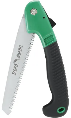 Productafbeelding van Vouwbare handzaag, groen, voor kamperen, takkenzaag, met robuuste, professionele klapmechanisme, model 1027-2