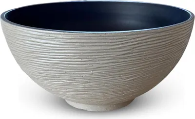 Produktbild von Große Pflanzschale für draussen in 45 x 23 cm Steinoptik sand