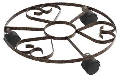Immagine prodotto di Carrello per piante - Carrello rotante per piante - Carrello per vasi - Carrello per piante - Carrello per piante - Metallo - Capacità di carico: 150 kg