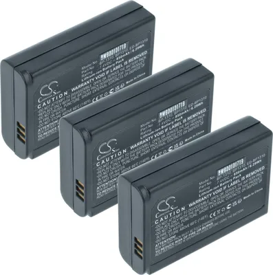 Produktbild von vhbw 3x Akku kompatibel mit Samsung NX100, NX11, NX10, NX5, NX20 Kamera (1000 mAh, 7,2 V, Li-Ion)