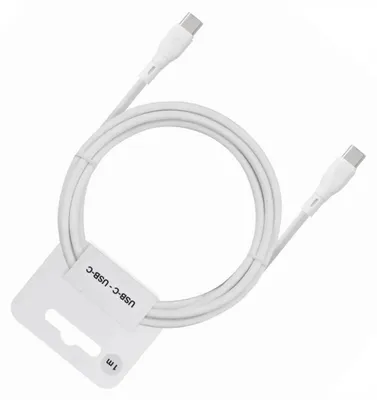 Produktbild von Blue Star USB-C Kabel 1m Weiß Schnellladung