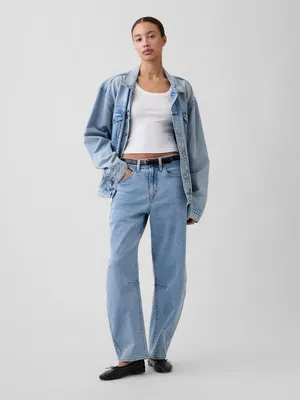 Produktbild von GAP High Rise Barrel Jeans 30REG