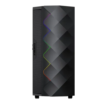 Produktbild von GAMEMAX Gaming-PC MegaDeal Diamond BK Komplett SET 2696 7795 Ryzen 5 5500 16GB RAM 1TB SSD RTX 5050 Windows 11 + MSI PRO MP273A LED-Monitor 27"