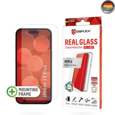 Obrázok produktu pre Displex 01848, Apple, iPhone 15 Plus, Suché aplikovanie, Odolné proti nárazu, Odolné proti poškriabaniu, Prachuodolný, Priehľadná, 1 kusov