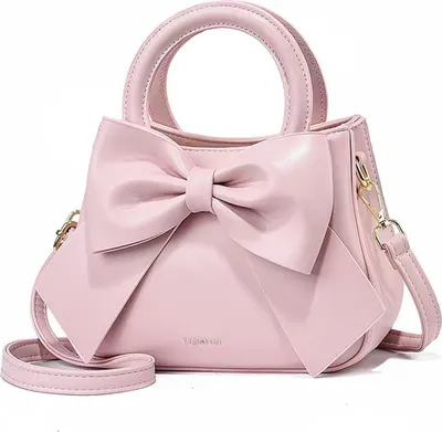 Produktbild von Crossbody Bag Damen, mit Top Carry Handle und Cute Bow Knot  Crossbody Purses und Handtaschen