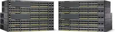 Produktbild von Cisco Small Business WS-C2960X-48LPS-L, Managed, L2/L3, Gigabit Ethernet (10/100/1000), Power over Ethernet (PoE), Rack-Einbau, 1U