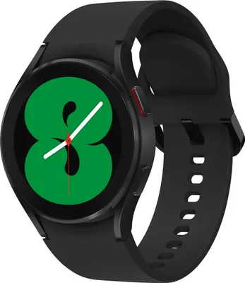 Produktbild von Samsung Galaxy Watch 4 Smartwatch, Schwarz, LTE, 40x39.3x9.8mm (B/H/T), Aluminium, Rund & sportlich, Fitness- & Wellness mit BIA, Wear OS by Samsung, kompatibel mit Android 5.0+ & iOS 9.0+