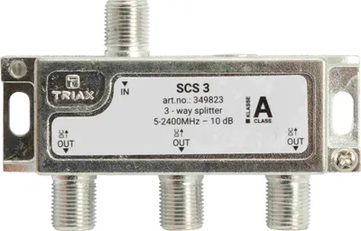 Image de Répartiteur TRIAX SAT, triple, 10 dB, 1 pièce.