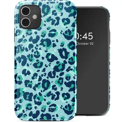 Produktbild von Selencia Vivid Back Cover iPhone 11 - Wild Spots Light Blue