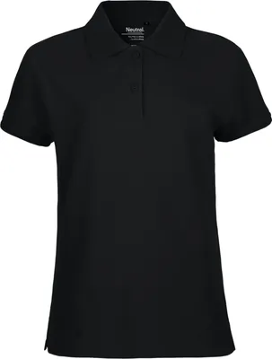 Immagine prodotto di Neutro O22980 | Polo classica da donna / 100% cotone equosolidale - Colore: Nero - Taglia: L