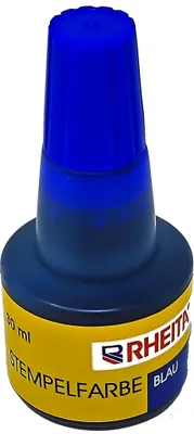 Zdjęcie produktu dla Stempelfarbe 30ml blau 12 Stück Verkaufseinheit 665687 4006335081413