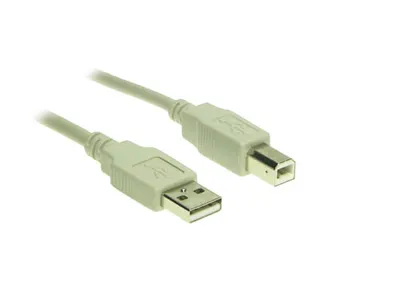 Image de Alcasa USB A - USB B 1.8m M/M Câble USB 1,8 m USB 2.0 blanc
