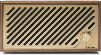 Produktbild von Tivoli Audio Model Two Digital, 1,91 cm (0.75"), 8,89 cm (3.5"), 20 W, Verkabelt & Kabellos, Tragbarer Stereo-Lautsprecher, Walnuss, Gold