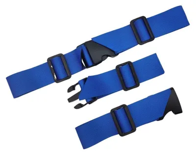 Image de Sangle de poitrine pour sac à dos, 3,8 cm, réglable, bleu foncé