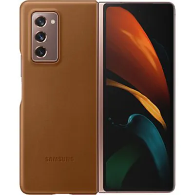 Image de SAMSUNG EF-VF916LA - Coque en cuir G Z FOLD2 Brun