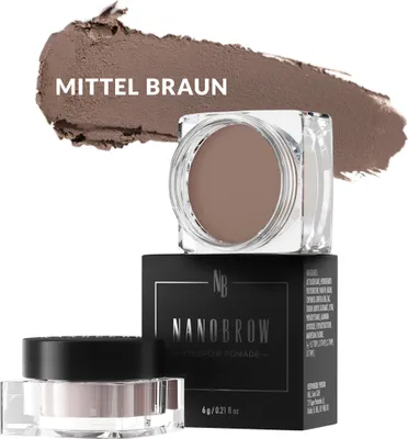 Produktbild von Augenbrauen Pomade Mittel Braun Nanobrow Eyebrow Pomade Medium Brown
