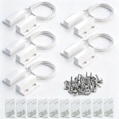 Immagine prodotto di 5 sensori magnetici per porte con allarme e interruttore