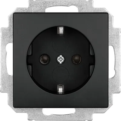 Produktbild von Kombi-Steckdose, K55® BBblack®, schwarz matt