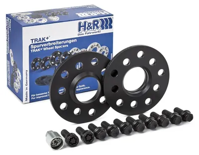 Immagine prodotto di Distanziale ruota HR nero (B55573-08) per VW Golf VII SEAT Leon SKODA Superb