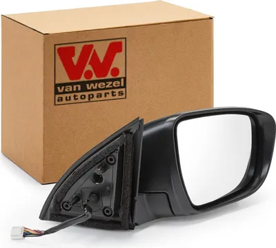 Produktbild von VAN WEZEL 3391828 Außenspiegel Seitenspiegel Rechts für NISSAN Qashqai II (J11, J11) Konvex Beheizt