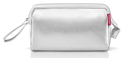 Image de reisenthel trousse de toilette Travel Cosmetic Bag Silver Crackle argenté