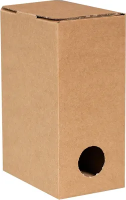 Produktbild von 40x Karton für Bag in Box  1,5 Liter 133x88x196mm braun