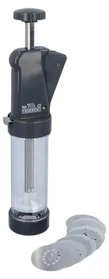Produktbild von Birkmann, Easy Baking Gebäckpresse, Kunststoff, 27 cm, mit 10 Motivscheiben, 421943