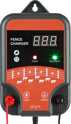 Produktbild von SucceBuy Elektrozaungerät 12 kV 3 J, AC/DC mit LED-Anzeige, Reichweite 3 km, effizientes Plug-in-Ladegerät, idealer Schutz vor Wildtieren für Nutztiere und Geflügel