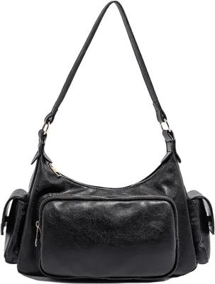 Produktbild von Schultertas Damen, Kunstleder, Handtasche, mittelgroß, für den Alltag