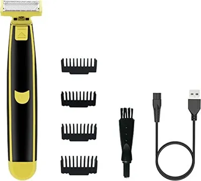 Produktbild von Rasiermesser, waschbarer Ganzkörper Elektrohaur Bein Haar, Gesicht, Trimmer, wiederaufladbare, nasse trockene Rasiermänner