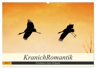 Produktbild von KranichRomantik (Wandkalender 2027 DIN A2 quer), CALVENDO Monatskalender