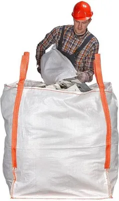 Produktbild von 5x Big Bag 90x90x110cm | 1,5t | 1m³ | Big Bag auch mit Auslauf und/oder Füllschürze erhältlich | Bauschutt