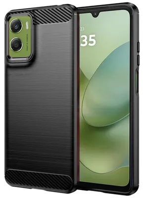 Zdjęcie produktu dla Techsuit silikonowe etui Carbon ze Motorola Moto G06 Moto G06 - czarne